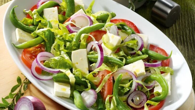 σαλάτα λαχανικών για αύξηση της ισχύος