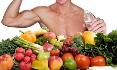 φρούτα και λαχανικά για ανδρική ισχύ